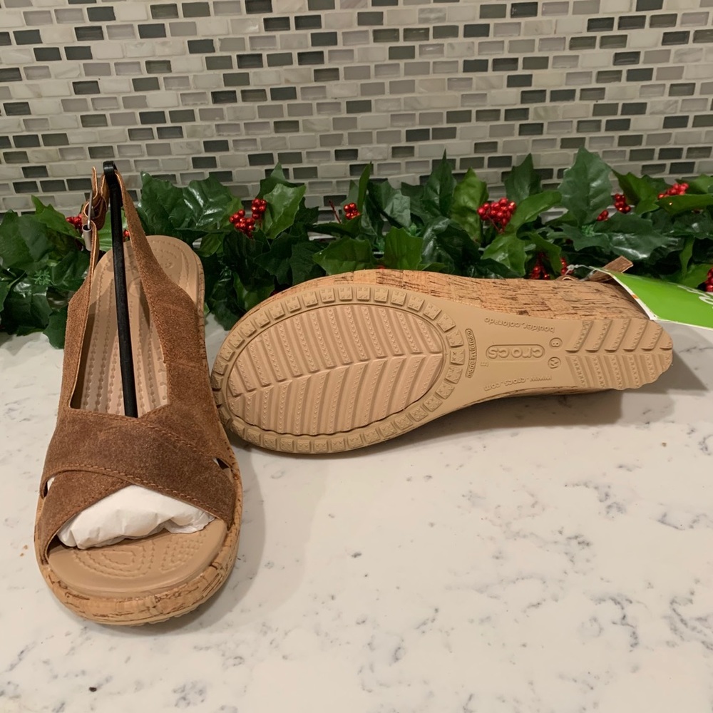 Crocs sandal wedges
